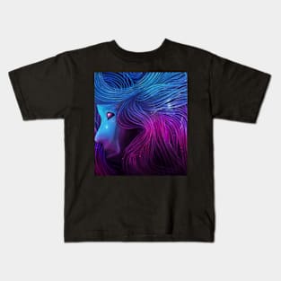 Your hair is the universe Kids T-Shirt